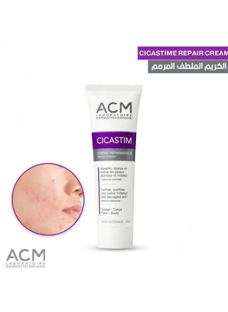 ACM Laboratoire dermatologique Cicastim Soothing and Repairing Cream 20 ml  - Image 1
