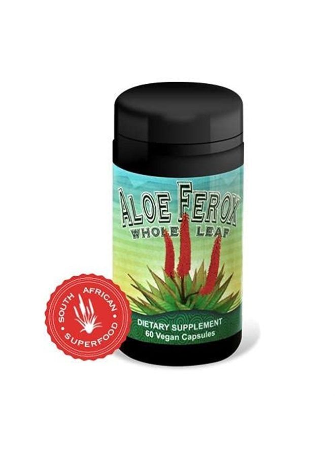 sun star organics Aloe Ferox Whole Leaf Capsules - Aloe Ferox 60 Vegan Capsules - - Image 3