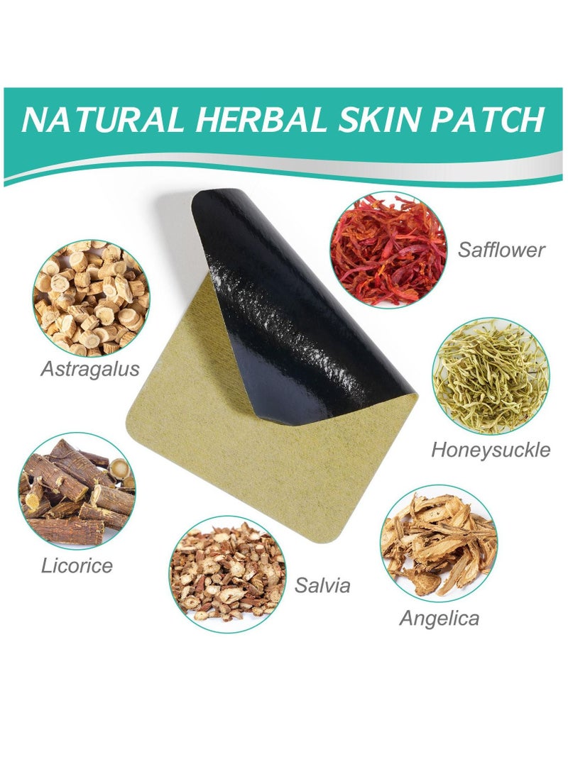 Sefudun 8 قطع من رقع الدوالي لتخفيف التهاب الوريد والتهاب الأوعية الدموية 100% مكونات طبيعية مضافة للقضاء على ظهور الدوالي وعلاج التهاب الوريد للرجال والنساء - Image 3