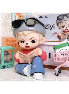 Rayan Boy Game Life Series Young Time Blind Box Desktop Decoration Doll Hand-made 2-generation Gift-Color:Designated Model-curiosity