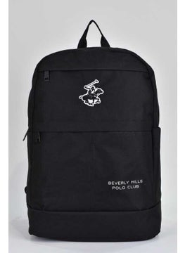 BEVERLY HILLS POLO CLUB Unisex Multi-Eye Daily Travel School Backpack Black 04170  - Image 1
