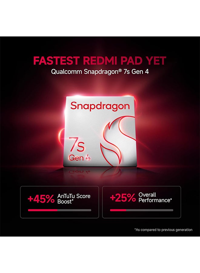 شاومي Renewed - Redmi Pad 2 Pro [Smartchoice] | 12000mAh | Snapdragon 7s Gen 4 | 12.1-inch,2.5K Display |83+ Days Standby |HyperOS 2 |120Hz |Dolby Vision Atmos |Wi-Fi 6 |AI Powered | 8GB, 128GB | Quick Silver - Image 5
