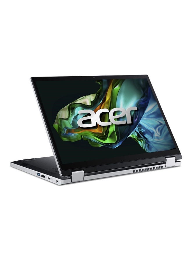 أيسر Aspire 3 Spin 14 Convertible Notebook With 13Th Gen Intel Core I3-N305 8 Cores Upto 3.80Ghz 4Gb Lpddr5 Ram 256Gb Ssd Storage Intel Uhd Graphics 14 Inch Wuxga Ips Touchscreen Windows 11 Wifi 6 English/Arabic Pure Silver - Image 4