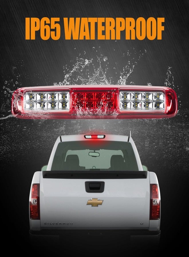 Cxdar Third 3rd Brake Light, LED High Mount Stop Light for 1999-2007 Chevy Silverado GMC Sierra 1500 2500 3500 HD Classic, Rear Center Cab Roof Tail Cargo Lamp, Red Lens - Image 5