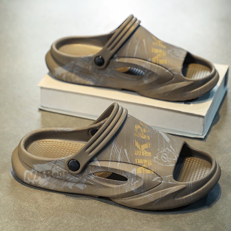 Slippers Men'S Outwear Fashion Brand Summer Platform Casual Wear-Resistant Youth Plus Size Dual-Use Sports Vietnam Beach Sandals - Image 3