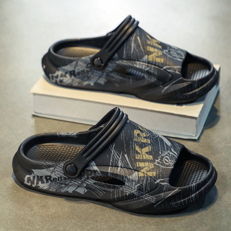 Slippers Men'S Outwear Fashion Brand Summer Platform Casual Wear-Resistant Youth Plus Size Dual-Use Sports Vietnam Beach Sandals - Image 2