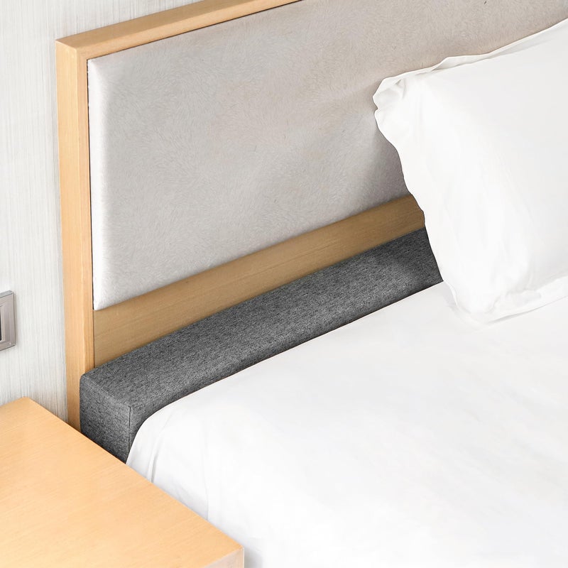 DEEPSHARK Bed Gap Filler for Twin/XL Mattress, High-Density 45D Sponge, Removable and Washable Cover, Mattress Extender Filler for Headboard Gap, Bed Space Crack, Wall(39"Ã—4"Ã—6", Twin/XL) - Image 1