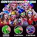 OLUPP 84 PCS LED Glasses 5 Colors Light Up Glasses with 3 Light Modes Glow in The Dark Party Supplies Glow Glasses for Rave PartyWedding Birthday Concert New Year Carnival - Image 2