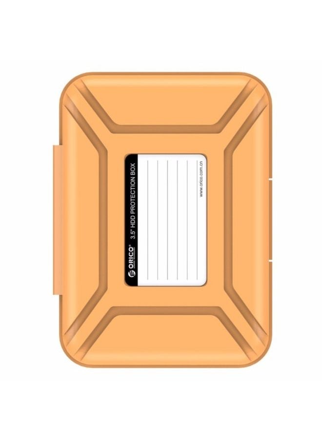 BURAQ - ORICO PHX-35 3.5 inch SATA HDD Case Hard Drive Disk Protect Cover Box(Orange) - Image 1