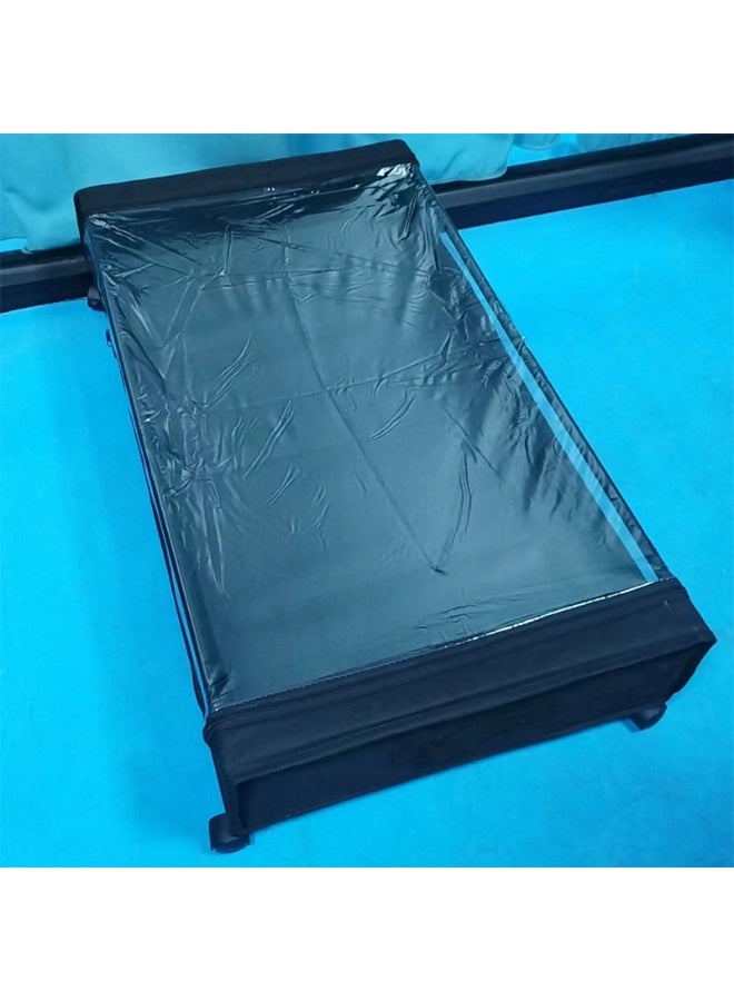 Under Bed Storage Box with Wheels – Metal Rolling Storage Container for Clothes, Bedding & Bedroom Organization - Image 5