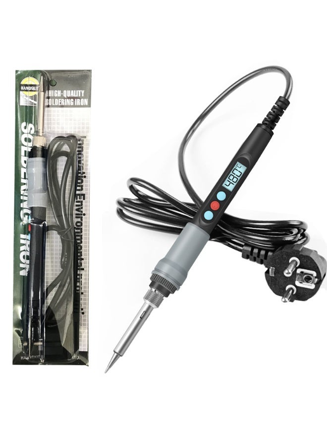 HANDSKIT 90W Constant Temperature Electric Soldering Iron 180~480℃ Temperature Adjustable Electric Iron LCD Digital Display ℃/℉ Conversion Electric Iron - Image 1