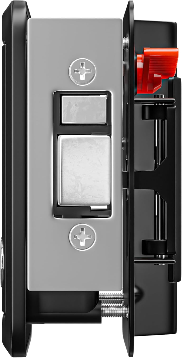 Leisure Locks RV Travel Trailer Entry Door Polar Black Paddle Deadbolt - Image 5