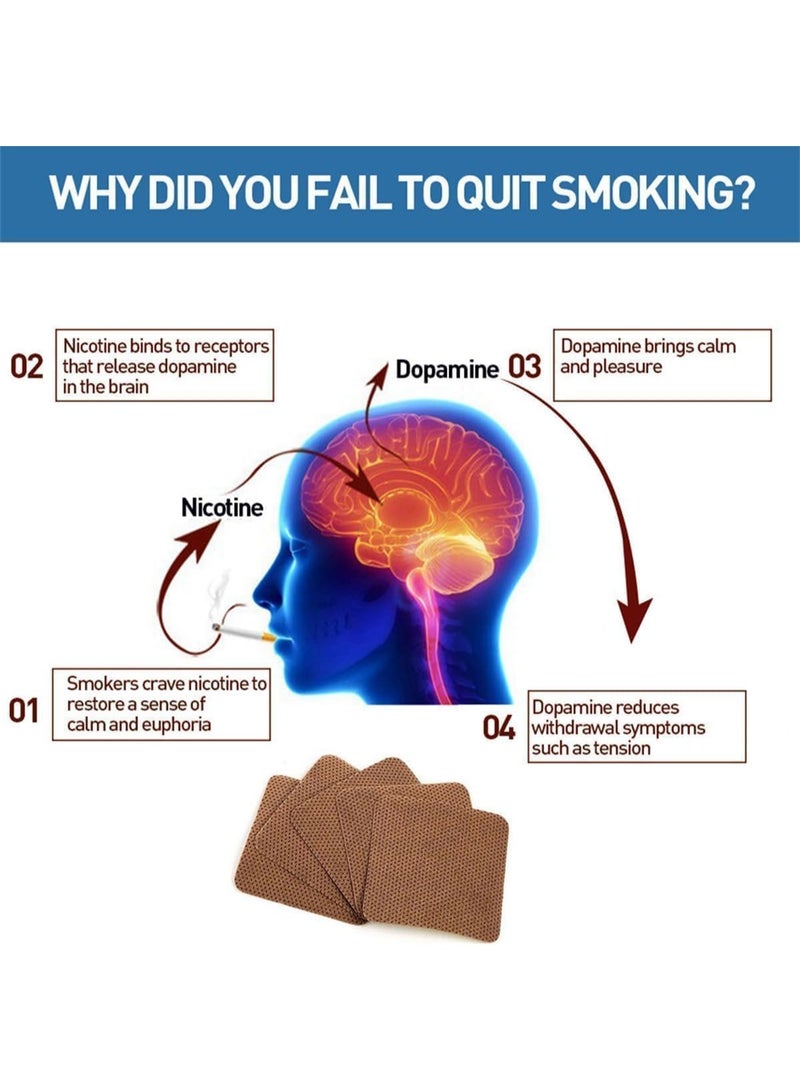 Sumifun Quit Smoking Patches - 35 Long-Lasting Nicotine Patches for Smoking Cessation, Scientific Stop Smoking Aid Helps Clear Lungs & Control Tobacco Cravings - Image 2