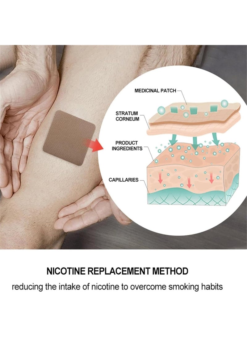 Sumifun Quit Smoking Patches - 35 Long-Lasting Nicotine Patches for Smoking Cessation, Scientific Stop Smoking Aid Helps Clear Lungs & Control Tobacco Cravings - Image 4