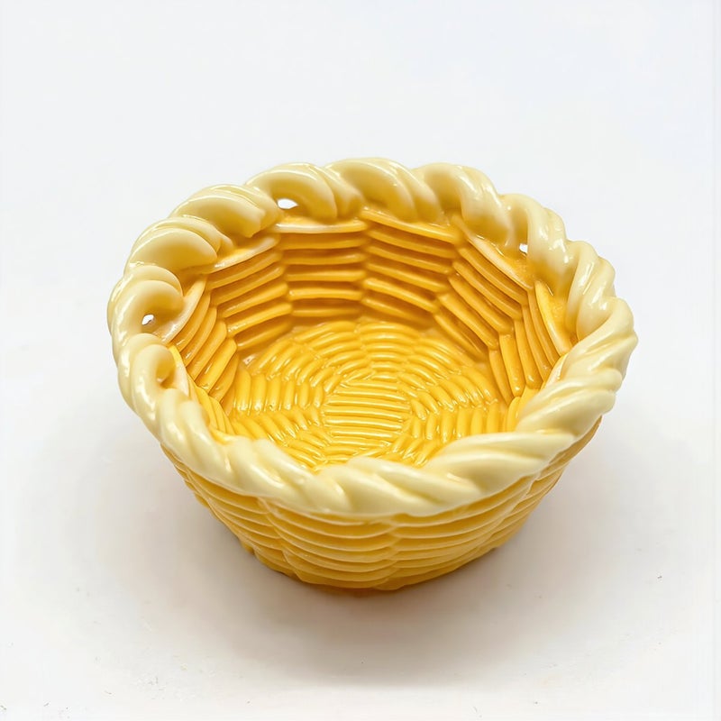 High Quality No Bubble Mini Resin Basket Craft Parts 6 Pcs No Defect Set - Image 3