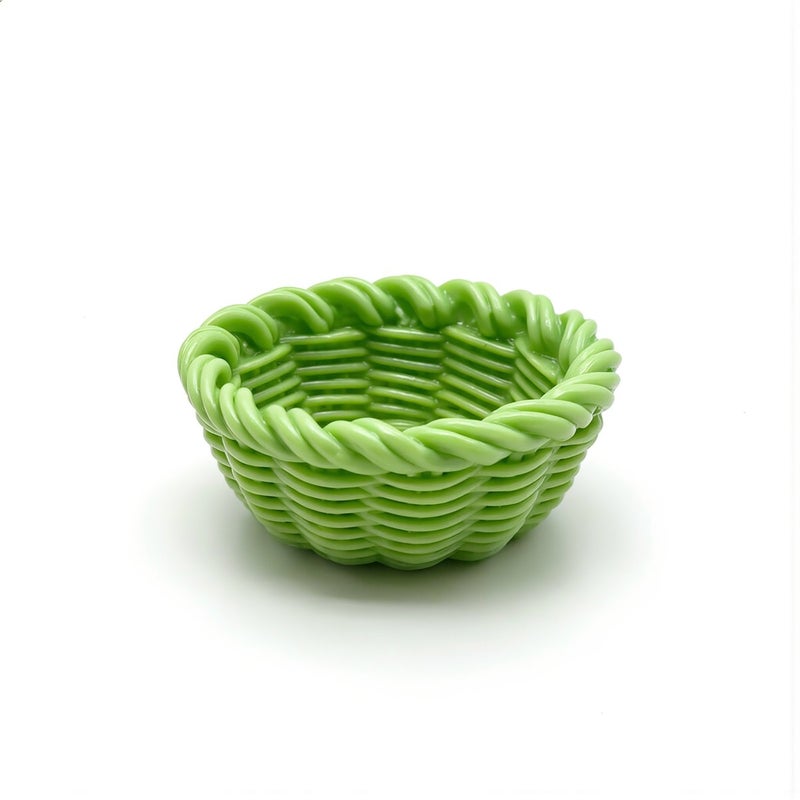 High Quality No Bubble Mini Resin Basket Craft Parts 6 Pcs No Defect Set - Image 1