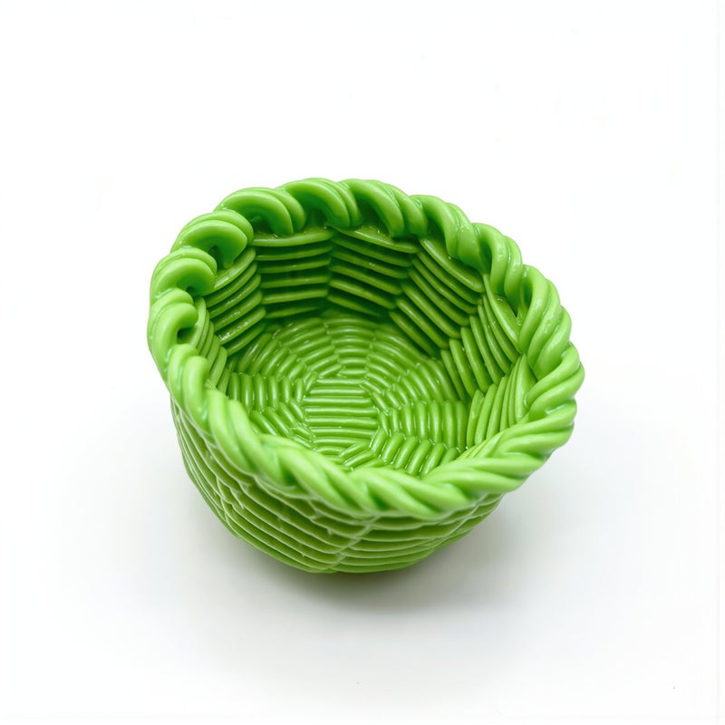 High Quality No Bubble Mini Resin Basket Craft Parts 6 Pcs No Defect Set - Image 5