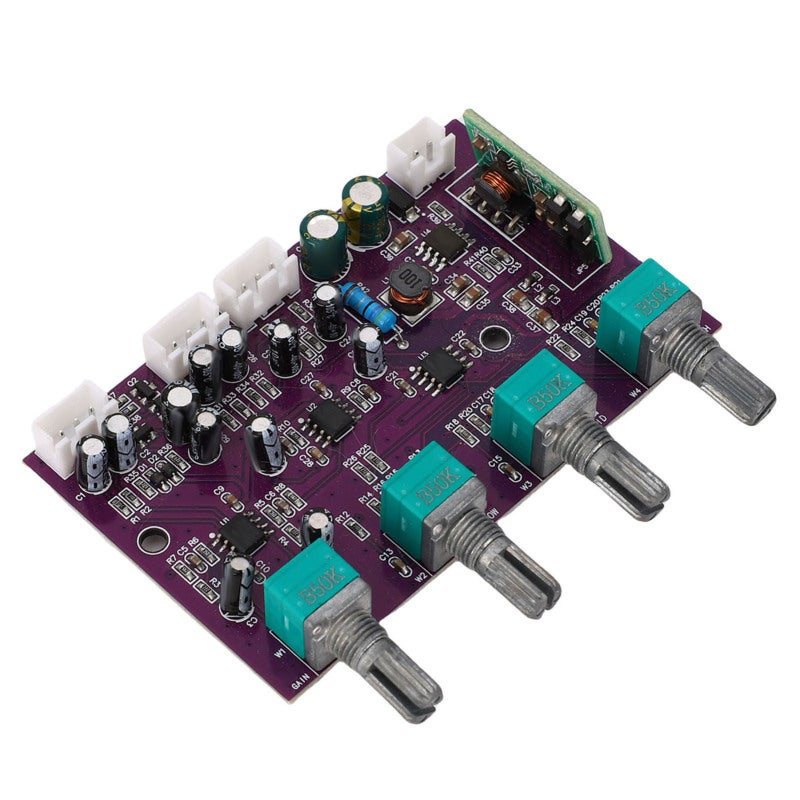 لوحة نغمة مكبر صوت مسبق عالي الدقة (Hifi Preamp Tone Board): 3 شرائح TINE5532 - تشغيل هادئ مع وظيفة كتم الصوت وحماية من القطبية العكسية لترقية الصوت عالي الدقة، وتجهيز مكبر صوت عالي القدرة - Image 5