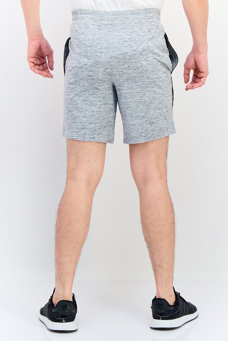 PUMA Men Sportswear Fit Drawstring Outdoor Shorts, Heather Grey - Image 2