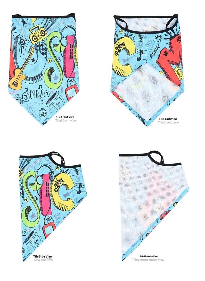 yongsheng Wrap Cloth Cycling Face Mask, Motorcycle Helmets Liner Neck Gaiter, Quick-Dry Half Masks  - Image 4