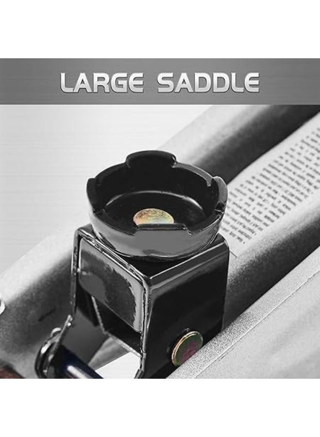 اي جي سي رافعة أرضية هيدروليكية سعة 3 أطنان مع حقيبة حمل، رافعة سيارات شديدة التحمل ومنخفضة الارتفاع، عجلات دوارة 360 درجة لسهولة المناورة، رافعة فولاذية كبيرة الحجم لرفع السيارات وسيارات الدفع الرباعي والشاحنات الخفيفة - JK10006 - Image 4