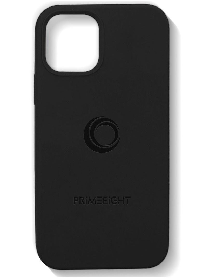 PRIMEEIGHT - iPhone 12 Pro Max Case 6.7 inch - Shockproof Curved Edges apple iPhone 12 pro max case Anti Scratch iPhone 12 Pro Max protective case BLACK - Image 1