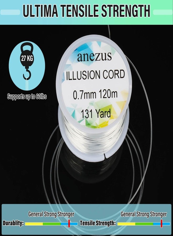Anezus Heavy Duty Fishing Wire for Hanging, 0.7 mm Clear Fishing Line Invisible String Strong Monofilament Line for Hanging Decorations and Crafts - Image 2