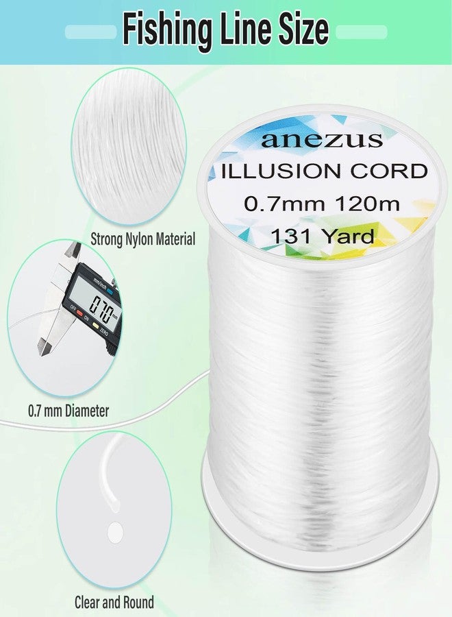 Anezus Heavy Duty Fishing Wire for Hanging, 0.7 mm Clear Fishing Line Invisible String Strong Monofilament Line for Hanging Decorations and Crafts - Image 4