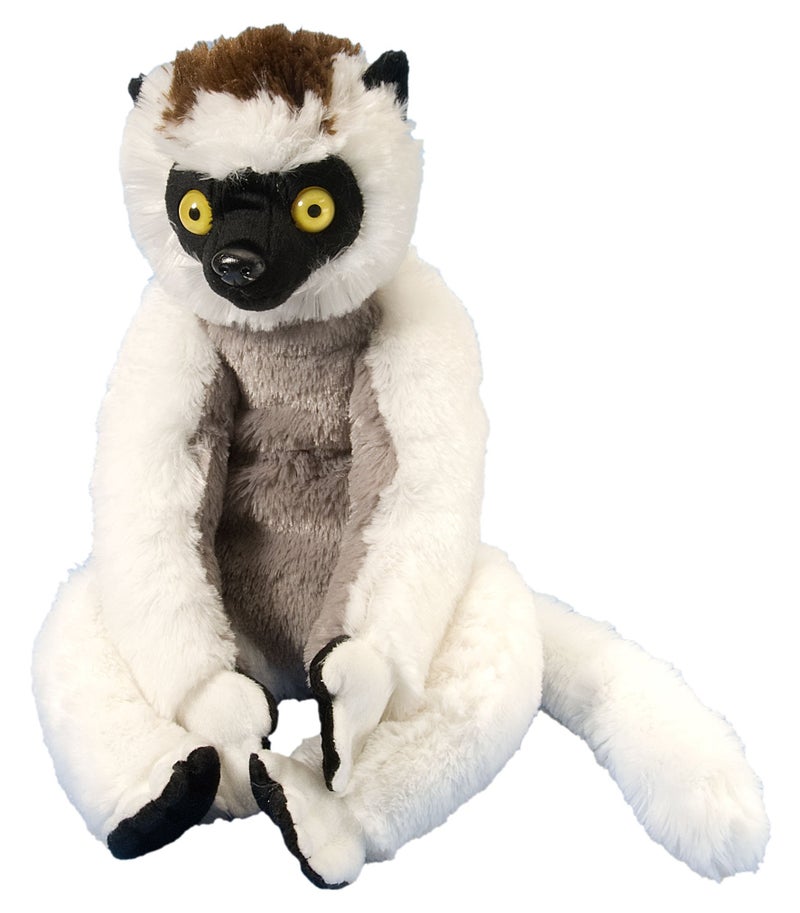 Wild Republic Sifaka Plush, Stuffed Animal, Plush Toy, Gifts for Kids, Cuddlekins 12 Inches - Image 1