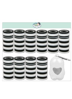 amchi baby Amchi Baby Disposable Scented Bags pack of 10 rolls/200 Bags with Dispenser- White  - Image 1