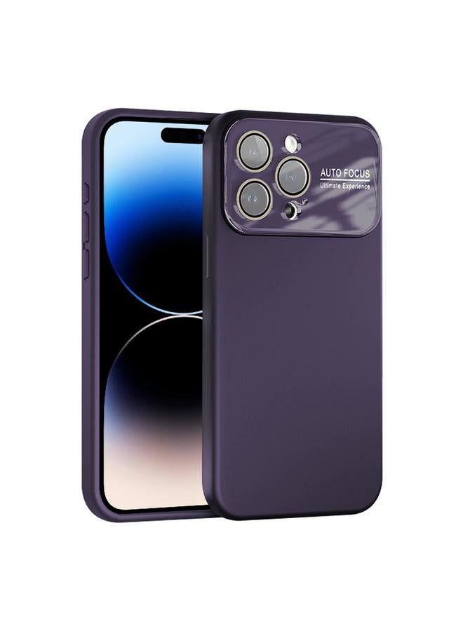 S-TOP Case For iPhone 14 Pro Large Window Acrylic Lens Film + Liquid Silicone Full Coverage Phone Case - Image 1