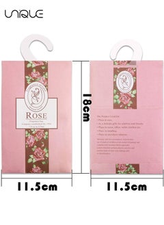Unique 5-Piece Fragrance Sachet Bags,Flower Scented Sachets Bags for Drawer and Closet, Fresh Scents Freshener with Hanger  - Image 2