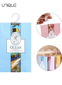 Unique 5-Piece Fragrance Sachet Bags,Flower Scented Sachets Bags for Drawer and Closet, Fresh Scents Freshener with Hanger  - Image 5