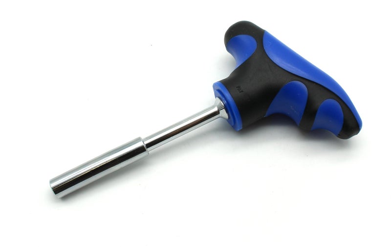 T-MAX TMAX 1/4 Inch T-Handle Hex Bit Holder Screwdriver  5 Inch Long  Screwdriver Handle for Holding Bits and Screws with Non-slip Material - Image 1