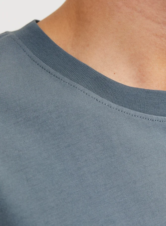 JACK & JONES Slogan Print Round Neck T-Shirt