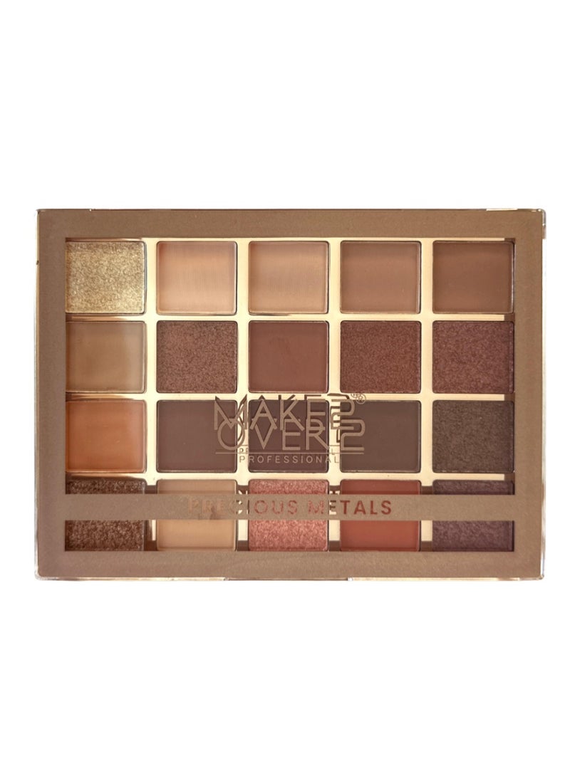 Makeover 22 Make Over22 Palette Eyeshadow Precious Metals-M5102 - Image 2