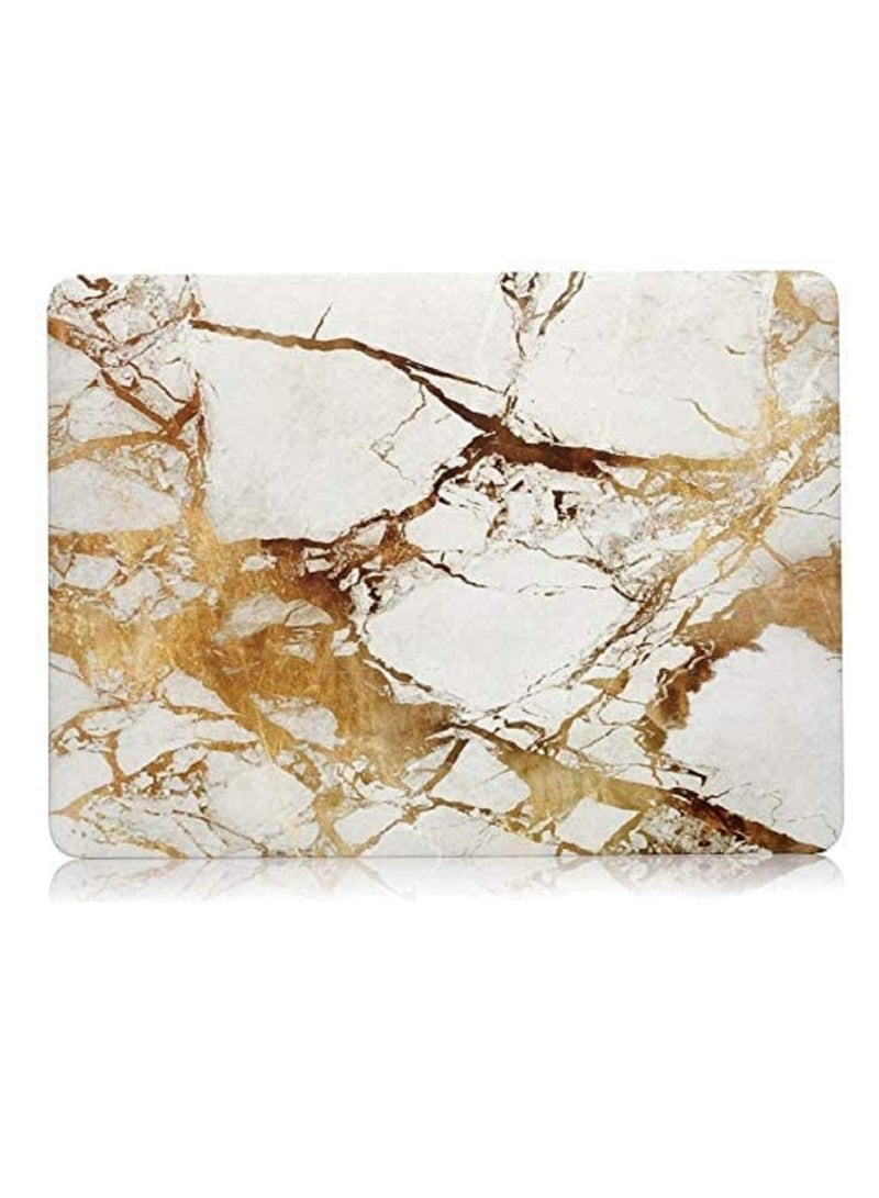 Hard Shell Case and Screen Protector Compatible with MacBook Pro 16-Inch Model: A2141 (MVVJ2xx/A, MVVK2xx/A, MVVL2xx/A, MVVM2xx/A) Retina Display with Touch Bar Touch ID, Gold Marble - Image 5
