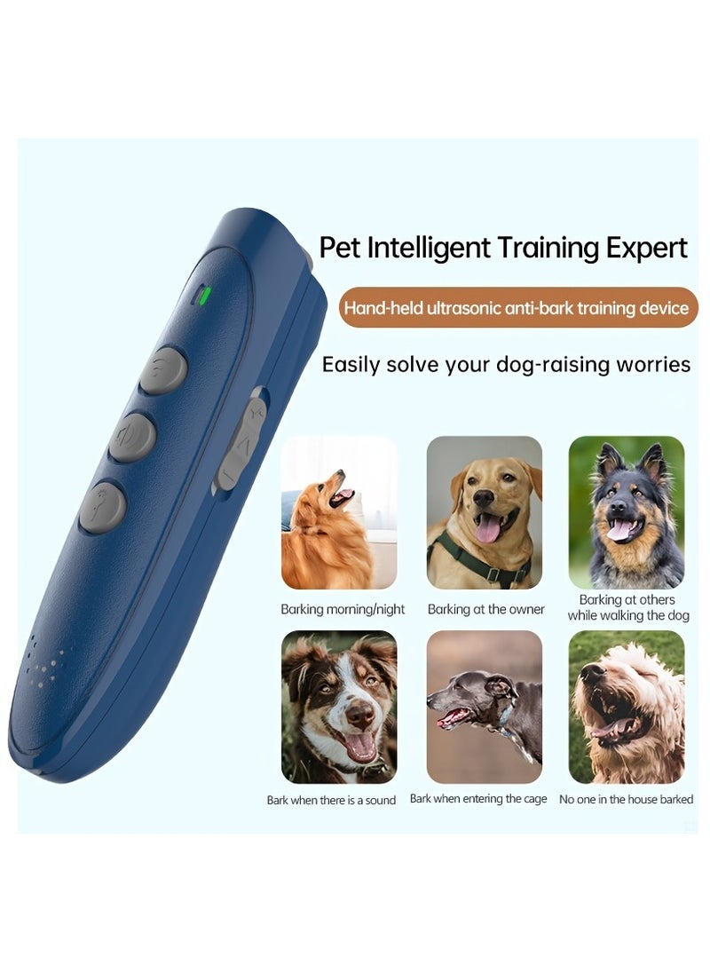 Generic - Dog Barking Control Device Portable USB Charging Deterrent For Pet Training - Stops Barking Trains Dogs Easy To Carry With Warning Tone Button - Image 1