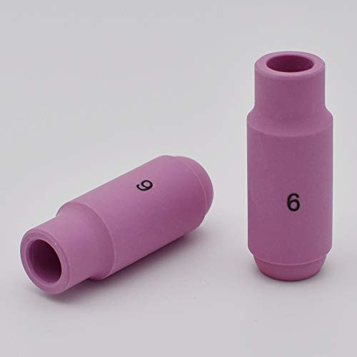 GZTIGWELD 10N48 6# TIG Alumina Nozzles Ceramic Shield Cup Fit DB PTA SR WP 17 18 26 TIG Welding Torch 10PK (10N48 6#) - Image 4