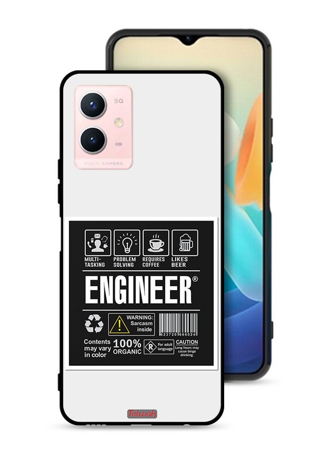 Tolwak غطاء واقي لهاتف Vivo Y33s 5G مع ملصق مهندس - Image 1