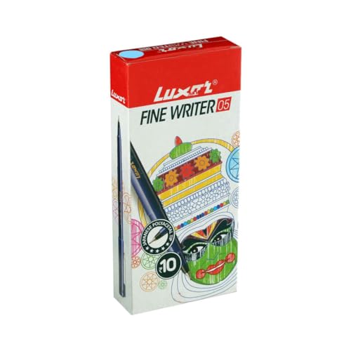 Luxor Fine Writer Tb Color (Pack Of 10 Pen)|Blue - Image 2