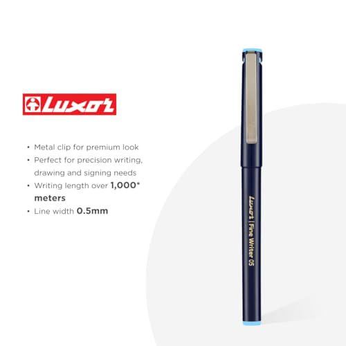 Luxor Fine Writer Tb Color (Pack Of 10 Pen)|Blue - Image 4