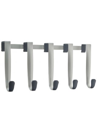 Umbra Schnook Steel Over-the-Door Multi-Hook, 5-Hook, Nickel/Black - pzsku/Z38F3A827639E11B9E07DZ/45/_/1731696411/ef5ee121-6ae9-44f2-940e-388e86c534ad