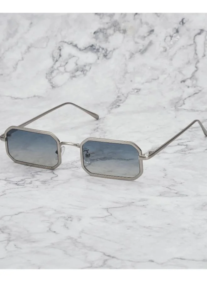  اكسبليست باوتس نظارات شمسية أنيقة   للجنسين مورفي فضي بتدرج أخضر إلى أصفر