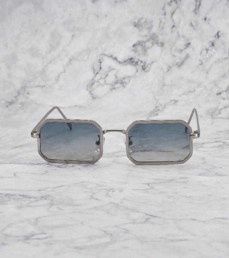  اكسبليست باوتس نظارات شمسية أنيقة   للجنسين مورفي فضي بتدرج أخضر إلى أصفر - Image 2