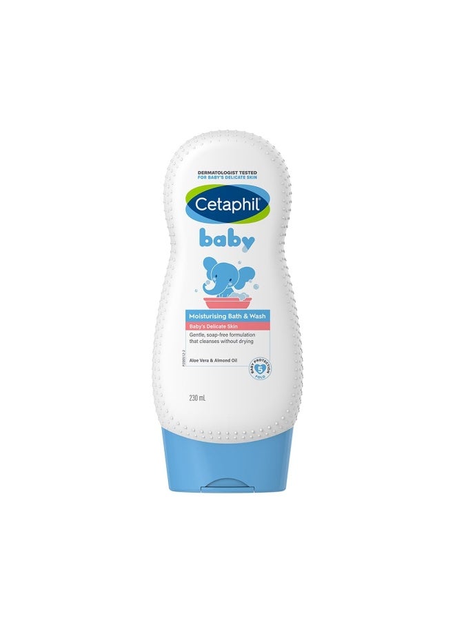 Cetaphil Baby Moisturising Bath & Wash 230 ml - Image 1