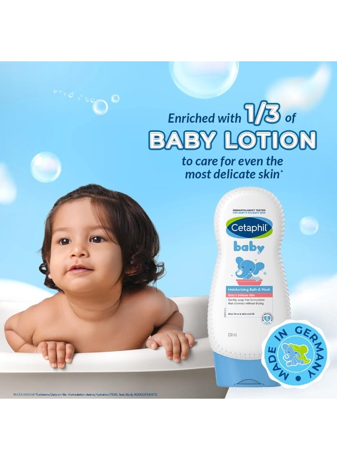 Cetaphil Baby Moisturising Bath & Wash 230 ml - Image 3