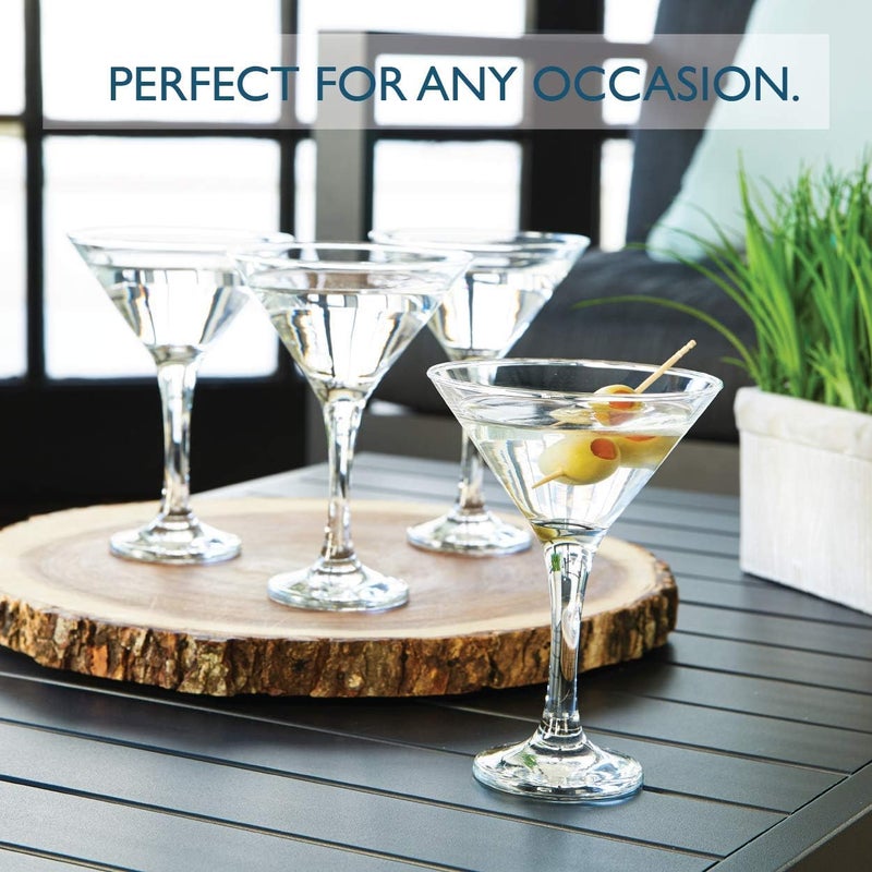 Minteer Formulas Glacier Glass - Milano Collection (Martini Glass (6 oz) - Set of 4) - Image 3