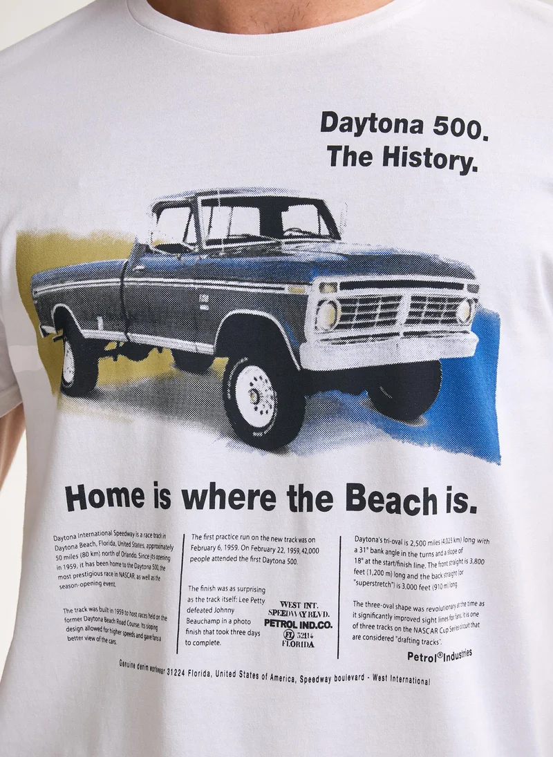 Petrol Industries Men T-Shirt SS Photo Print