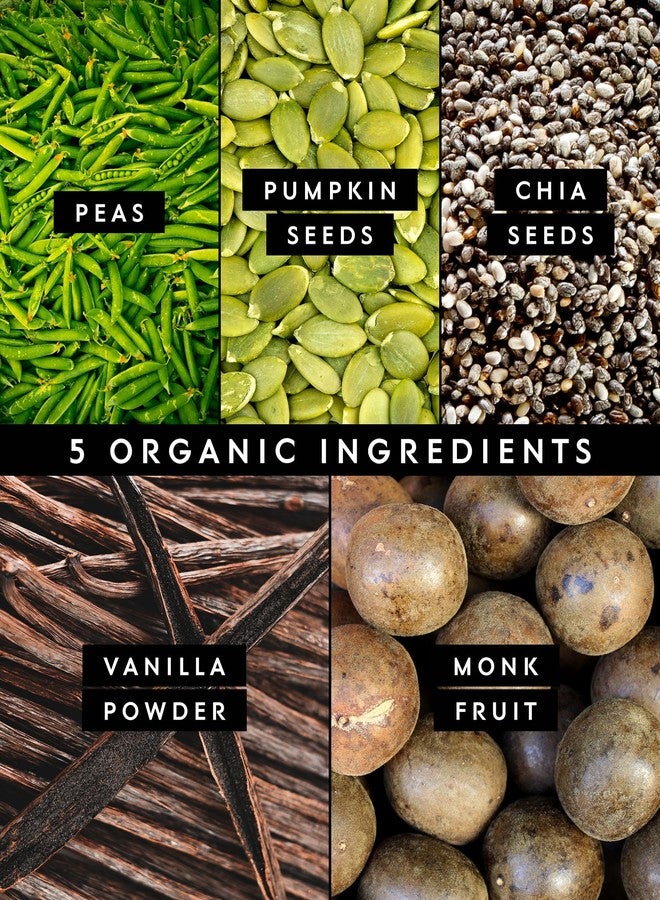 Truvani Vegan Pea Protein Powder | Vanilla | 20g Organic Plant Based Protein | Single Serving Travel Packets | 10 Servings | Keto | Gluten & Dairy Free | Low Carb | No Added Sugar - Image 4